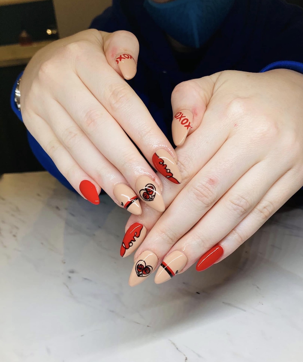 Polished Beauty Bar nail work in Racine, Wisconsin